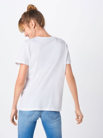 T-shirt 'Heritage' TOMMY HILFIGER en blanc : derrière