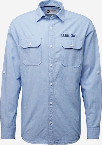 Coupe regular Chemise 'Clark' JACK & JONES en bleu : devant