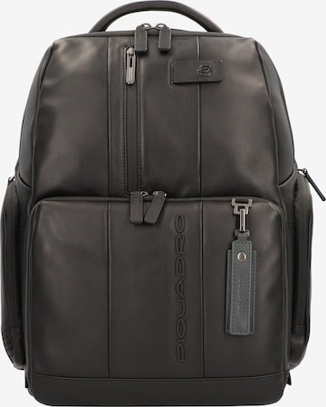 Piquadro Rucksack 'Urban' in Schwarz: predná strana