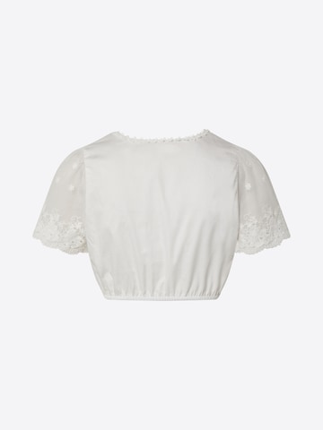 Blouse folklorique Krüger Madl en blanc