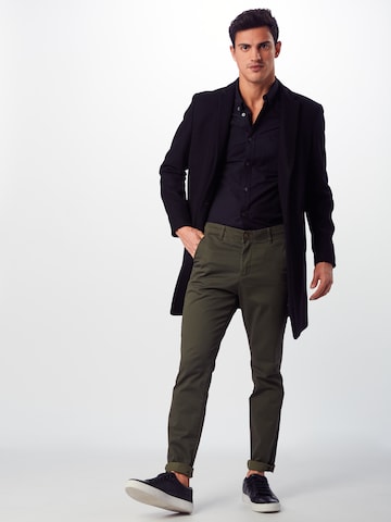 Calvin Klein Jeans Úzky strih Košeľa - Čierna