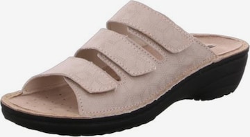 ROHDE Mules in Beige: front