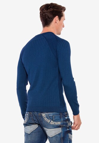 CIPO & BAXX Pullover in Blau