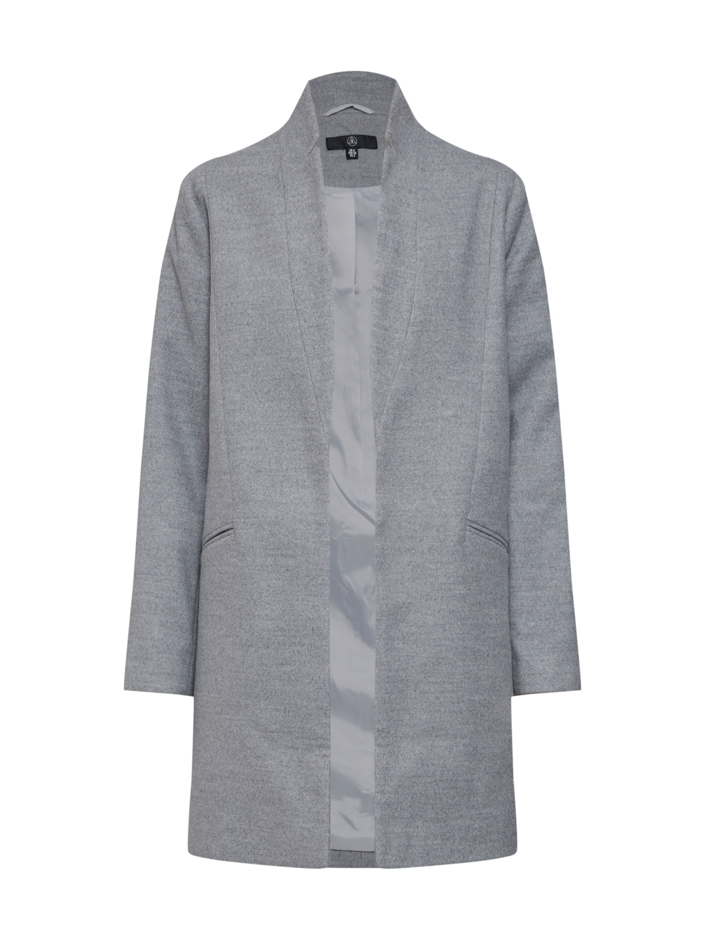 Missguided - Tussenmantel 'Inverted' in de kleur Grijs