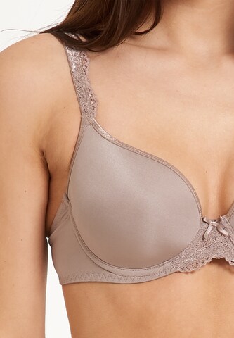 LingaDore T-shirt Bra 'Daily Lace' in Beige