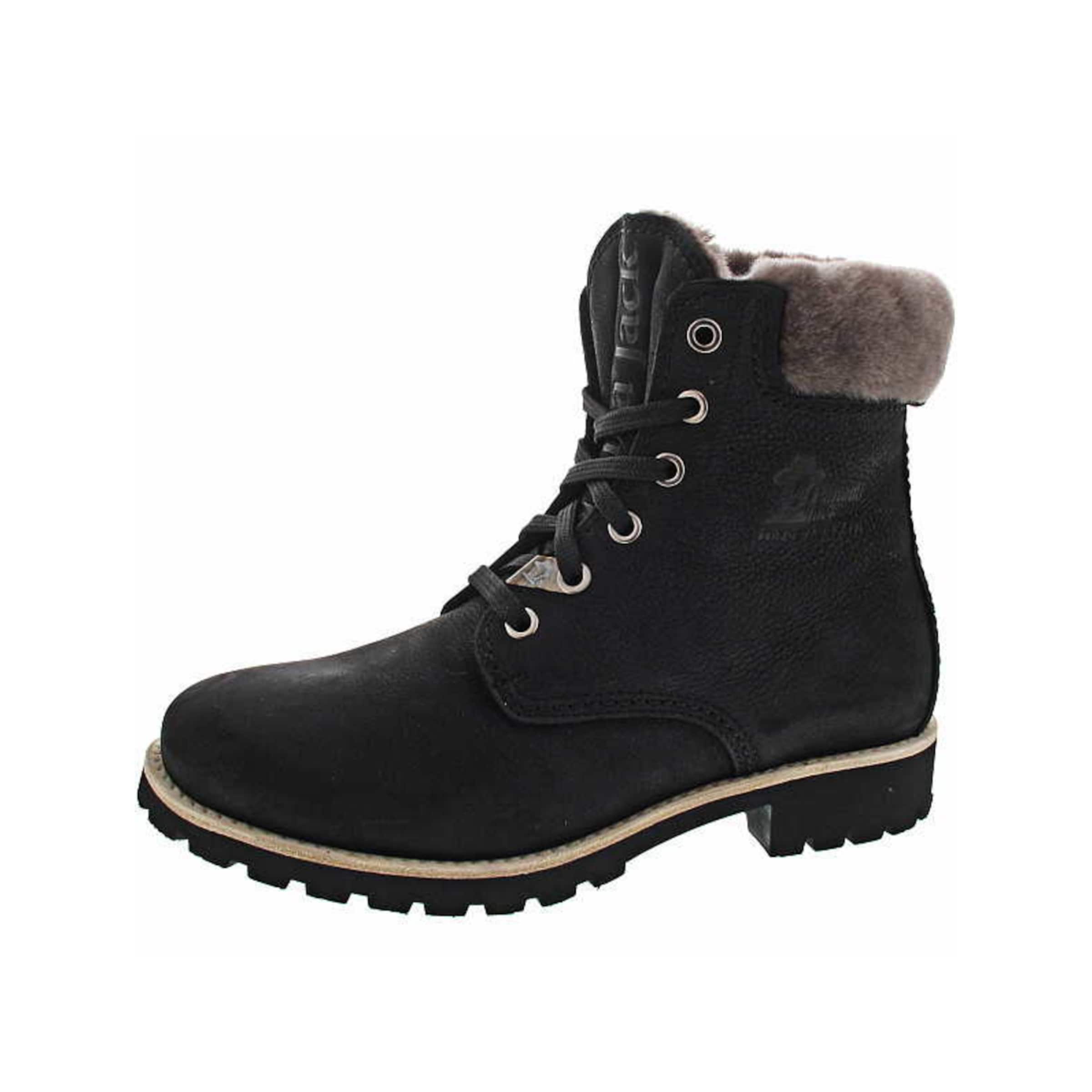 PANAMA JACK Šněrovací kozačky 'Igloo' – černá: přední strana