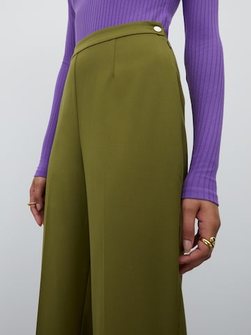 EDITED Regular Pleated Pants 'Tania' in Green