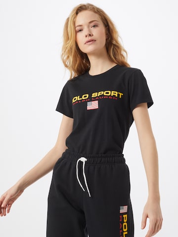 Polo Ralph Lauren Shirt in Zwart: voorkant