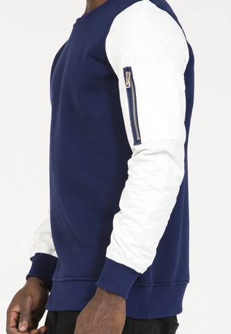 PLUS EIGHTEEN Sweatshirt in Blau