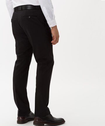 BRAX Slim fit Pleated Pants 'Enrico' in Black