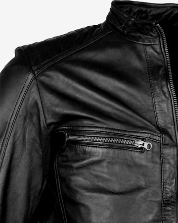 MUSTANG Lederjacke 'Fabiano' in Schwarz