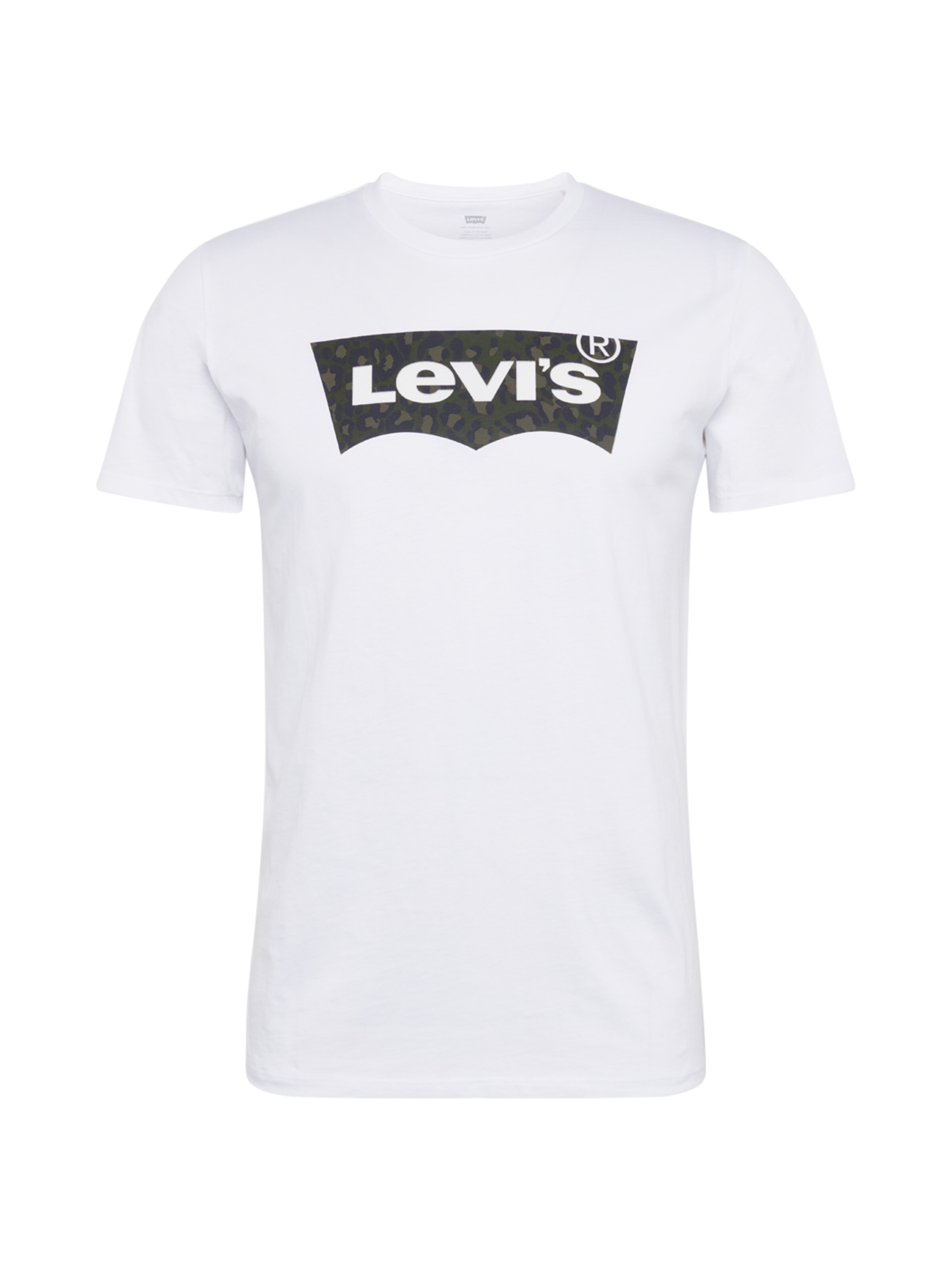 LEVI'S - Shirt 'HOUSEMARK' in de kleur Wit