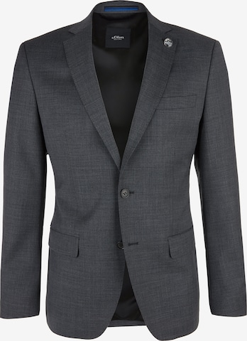 s.Oliver BLACK LABEL Regular fit Suit Jacket in Grey: front
