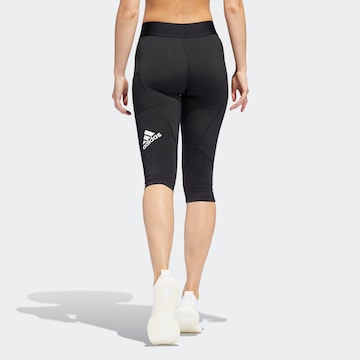 ADIDAS PERFORMANCE Skinny Sporthose in Schwarz