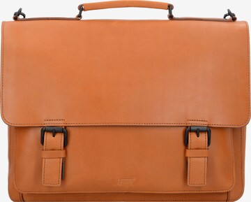 JOST Document Bag 'Futura' in Brown: front