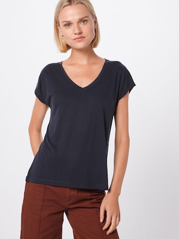 T-shirt 'Alise' Kaffe en noir : devant