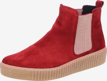 GABOR Chelsea Boots in Red: front