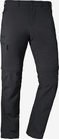 Schöffel Slimfit Outdoorhose 'Koper' in Schwarz: predná strana