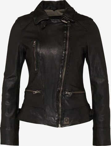 OAKWOOD Biker-Lederjacke in Schwarz: predná strana