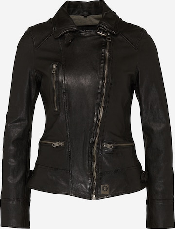 OAKWOOD Biker-Lederjacke in Schwarz: predná strana