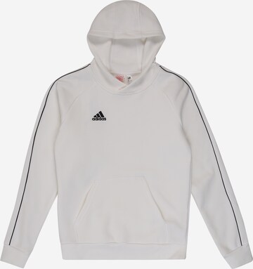 ADIDAS PERFORMANCE Sweatshirt 'Core 18' in Weiß: predná strana