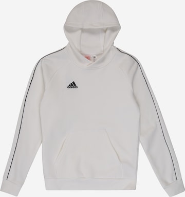 ADIDAS PERFORMANCE Athletic Sweatshirt 'Core 18' in White: front