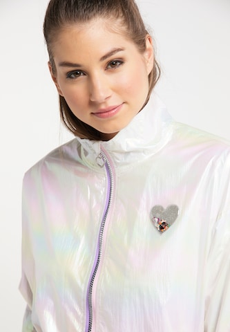 MYMO Between-Season Jacket in Silver: front