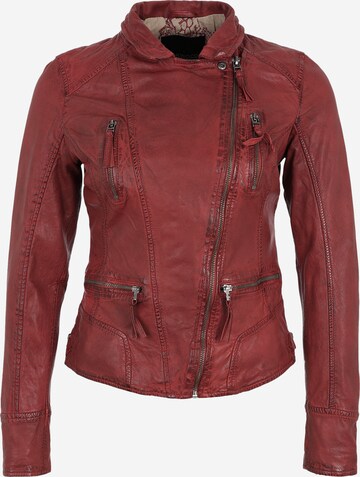 OAKWOOD Biker-Lederjacke in Rot: predná strana