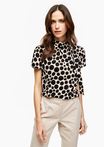 s.Oliver BLACK LABEL Blouse in Zwart: voorkant