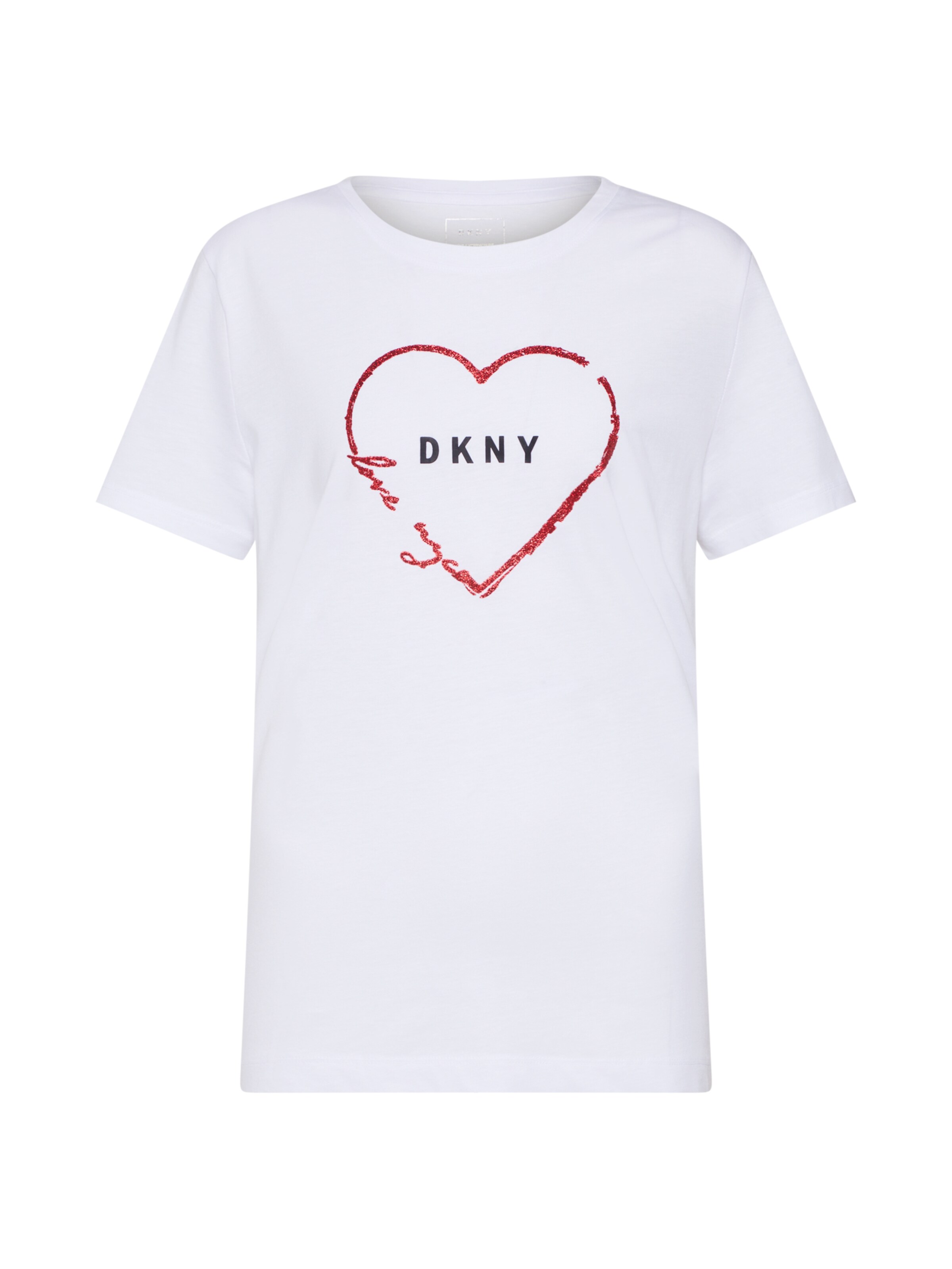 DKNY - Shirt 'LOVE NYC' in de kleur Rood