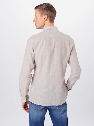 Only & Sons - Ajuste estrecho Camisa 'Caiden' en beige