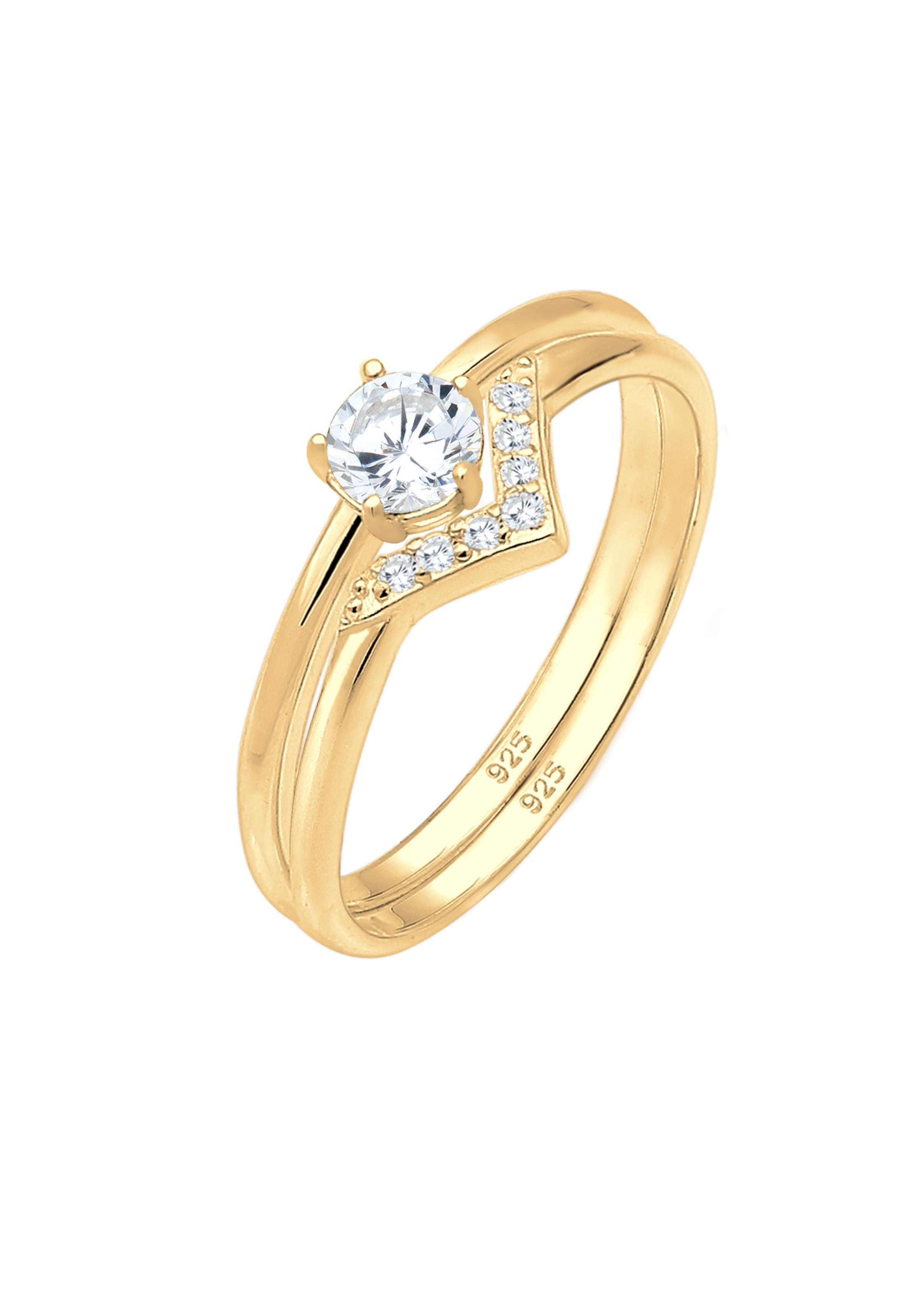 Parure de bijoux ELLI en or : devant