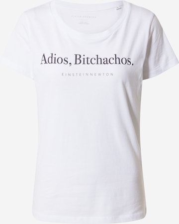 EINSTEIN & NEWTON - Camiseta 'Bitchachos' en blanco: frente