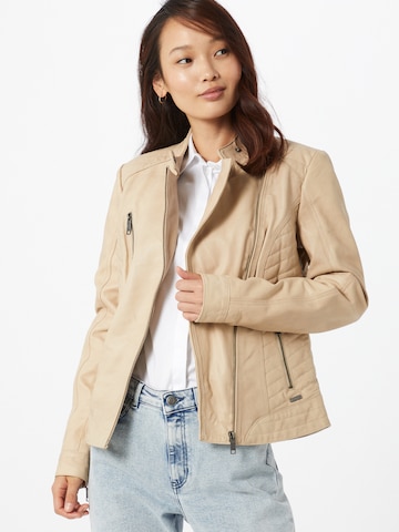 Veste mi-saison 'SALLY' Maze en beige : devant