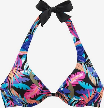 BENCH Triangel Bikinitop 'Pitch' in Gemengde kleuren: voorkant