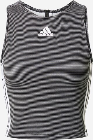 ADIDAS SPORTSWEAR Top sportowy w kolorze czarny: przód