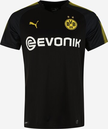 PUMA Funktionsshirt 'Borussia Dortmund Away 2017/2018' in Schwarz: predná strana