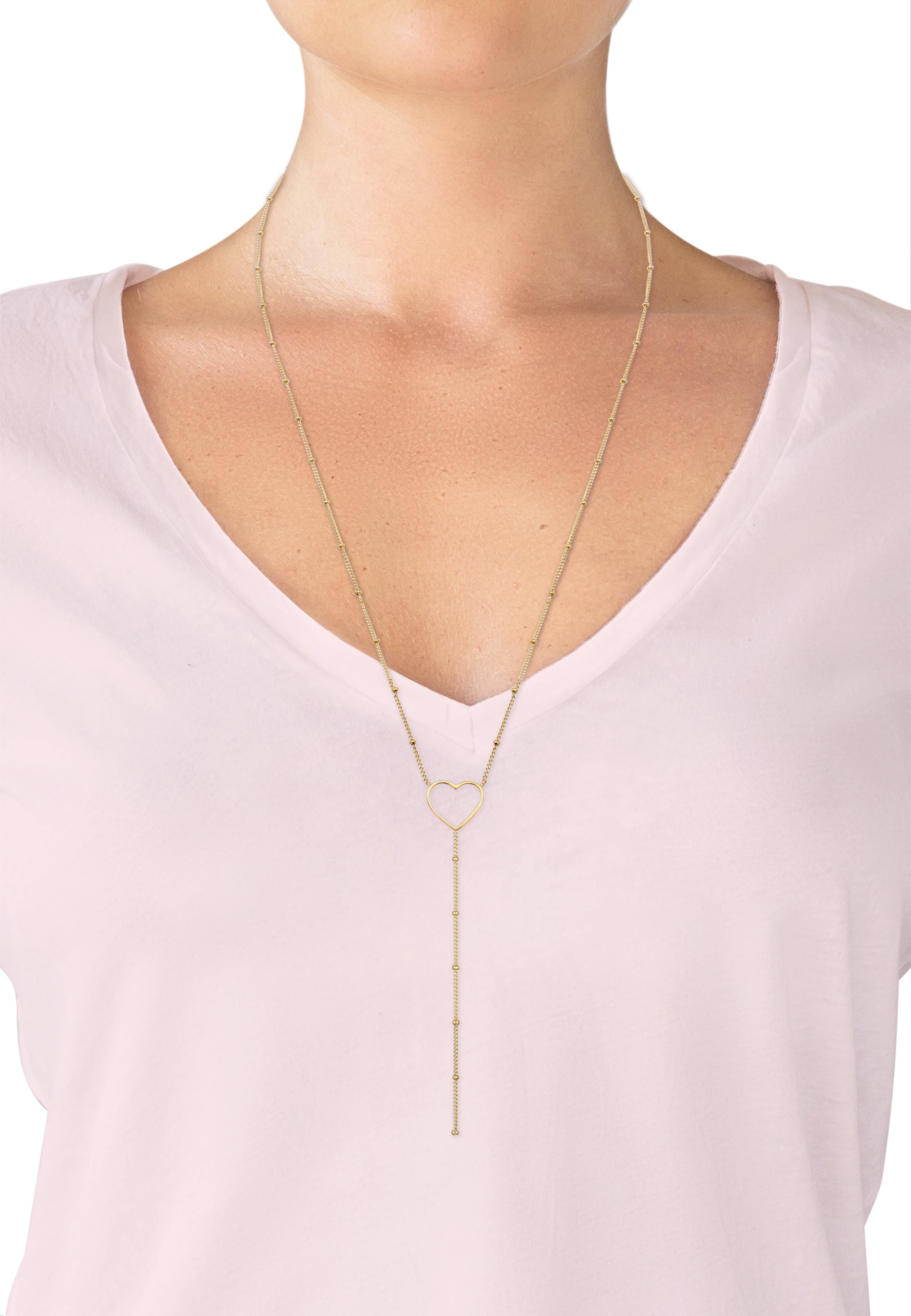 Lanțuri 'Herz' de la ELLI pe auriu