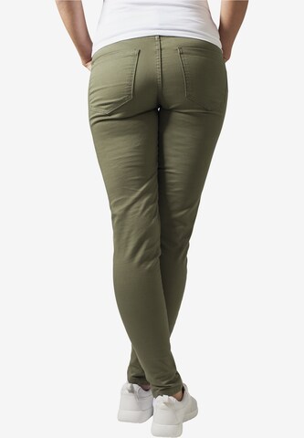 Skinny Pantaloni di Urban Classics in verde