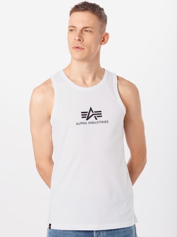 ALPHA INDUSTRIES Regular fit Shirt in White: front