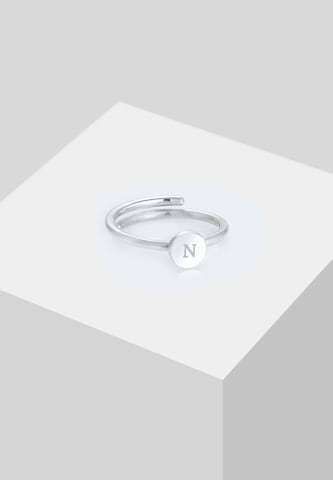 ELLI Ring 'Initial 'N in Silber