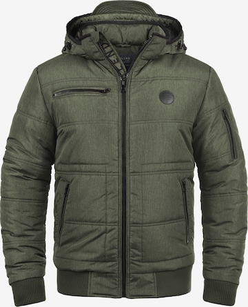 BLEND Winter Jacket 'Boris' in Green: front