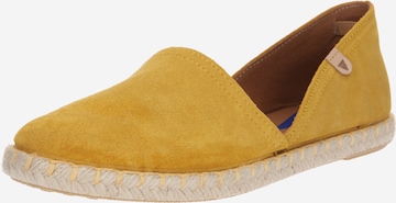 VERBENAS Espadrilles 'Carmen' in Geel: voorkant