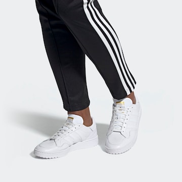 ADIDAS ORIGINALS Nizke superge | bela barva: sprednja stran