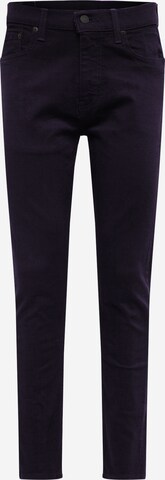 LEVI'S ® Slimfit Jeans '512 Slim Taper Lo Ball' in Zwart: voorkant