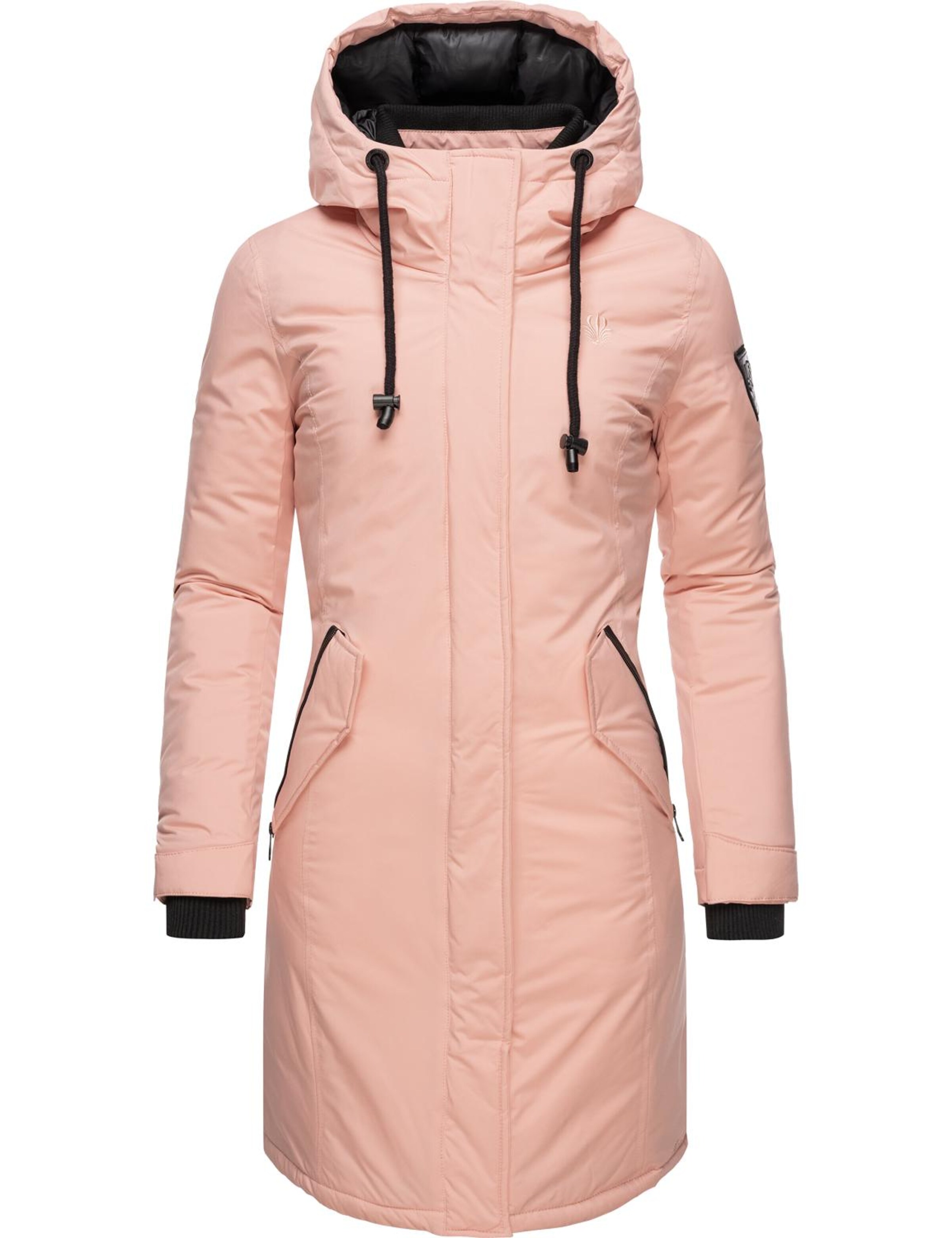 NAVAHOO Зимнее пальто в Ярко-розовый: спереди