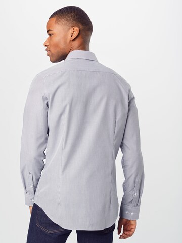 SEIDENSTICKER Slim fit Business Shirt in Blue: back