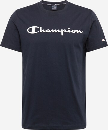 Champion Authentic Athletic Apparel Tričko – modrá: přední strana