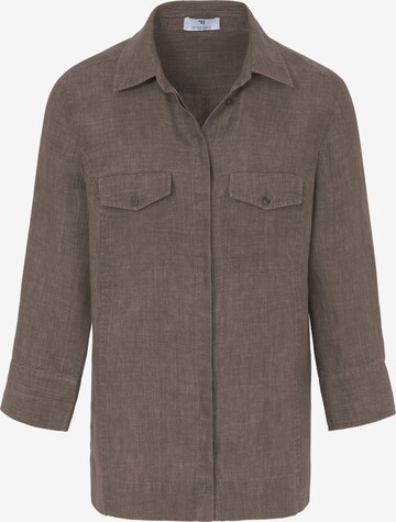 Peter Hahn Blouse in Brown: front