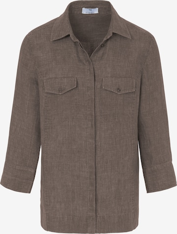 Peter Hahn Blouse in Brown: front